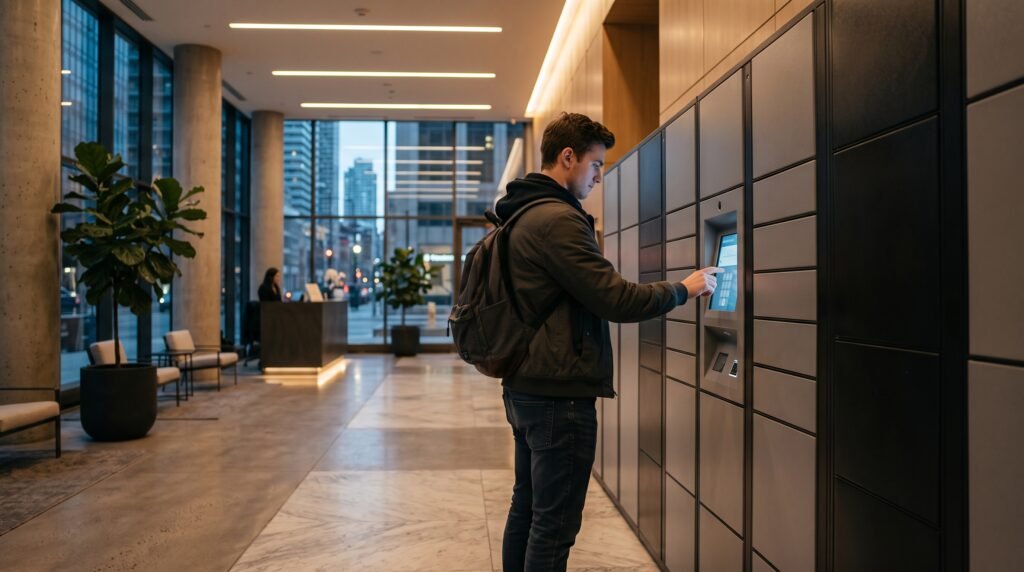 Toronto condo parcel lockers